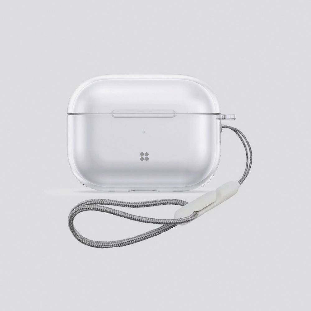 Case Studi CaseStudi AirPods Pro 2/1 Explorer 透明充電盒保護殼(附登山扣,手腕掛繩)