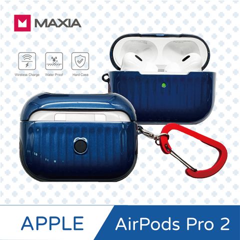 【MAXIA】AirPods Pro 1 / 2 迷你行李箱保護殼-皇家藍