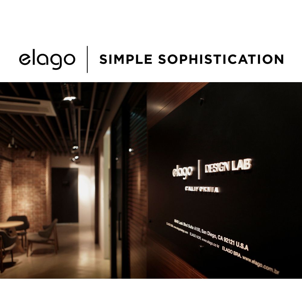 SIMPLE SOPHISTICATIONelago  LAB   Suite A105, San Diego, CA 92121 USA ELAGO .  ELAGO BRA. www.elago.com.br