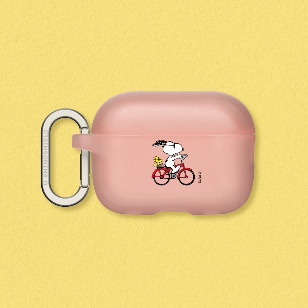 RHINOSHIELD 犀牛盾 AirPods Pro 2 防摔保護殼Snoopy史努比系列-Snoopy Ride The Bike