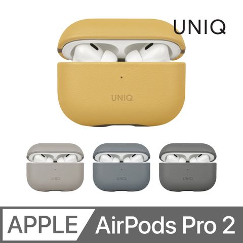 UNIQ Lyden Ds 耐刮皮革收納保護套 附掛繩 AirPods Pro 第2代 (2022)