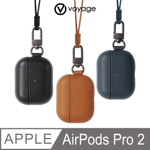 VOYAGE AirPods Pro (第2代) NAPPA真皮防摔保護殼 V2