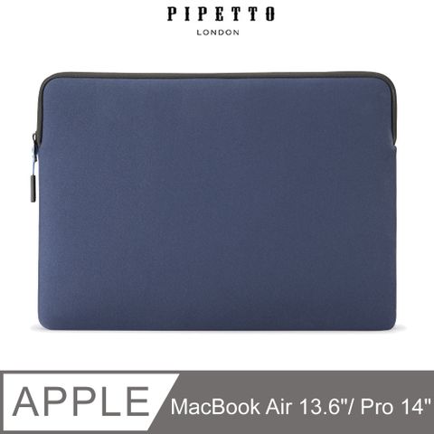 Pipetto 【英國品牌】 MacBook Air 13.6吋/Pro 14吋 Classic Fit 電腦包-藍色