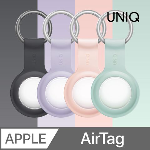 UNI-Q UNIQ AirTag Lino 液態矽膠掛扣防丟保護套(附雙面保護膜)