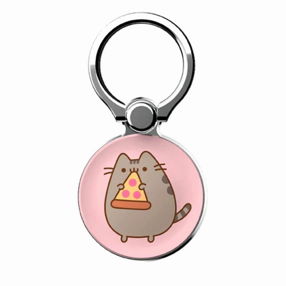 iFace 日本  x Pusheen Smart Ring 胖吉貓限量聯名款手機指環 - 披薩