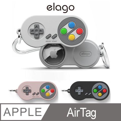 Elago AirTag 經典Game Boy保護套(附鑰匙扣)