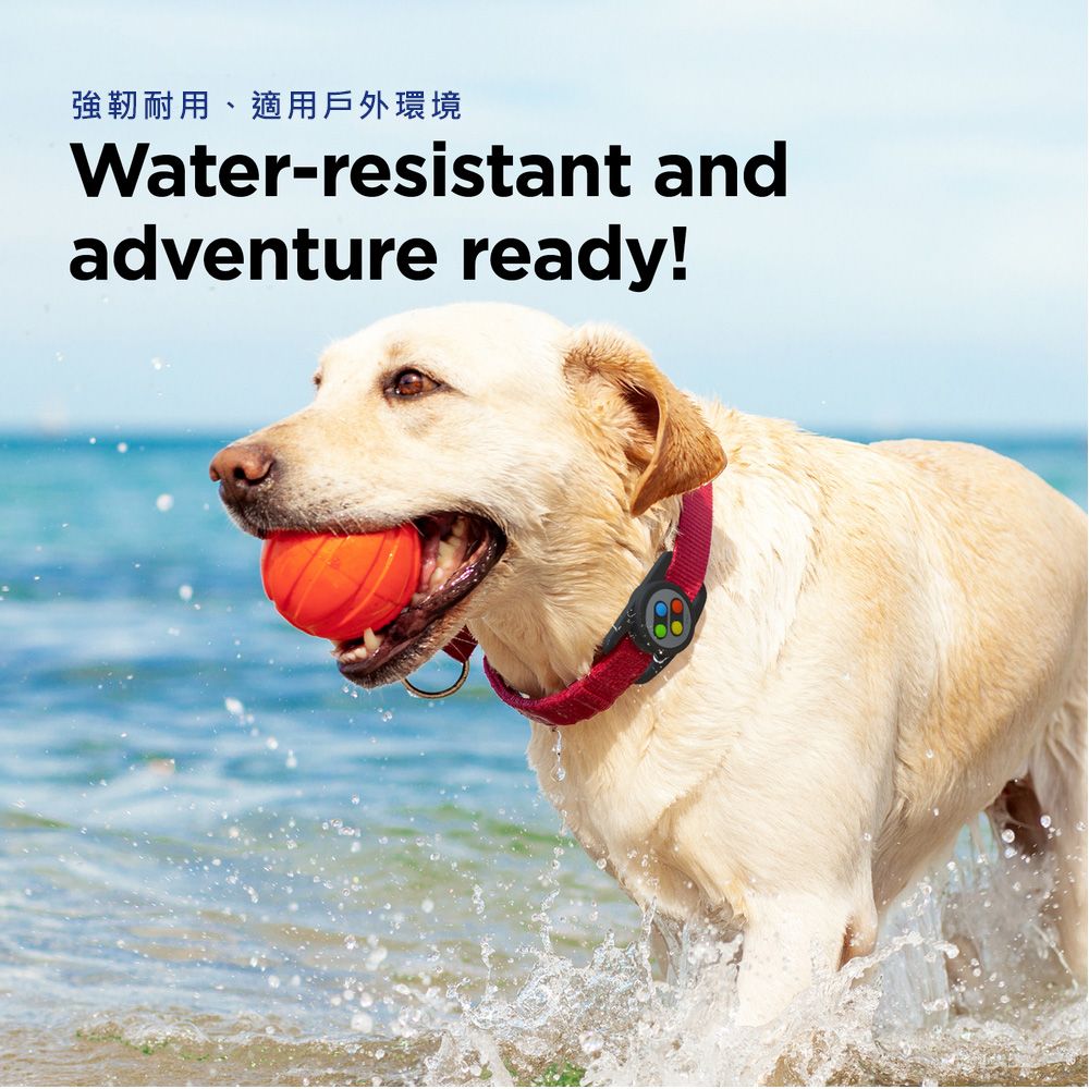 耐用、適用戶外環境Water-resistant andadventure ready!