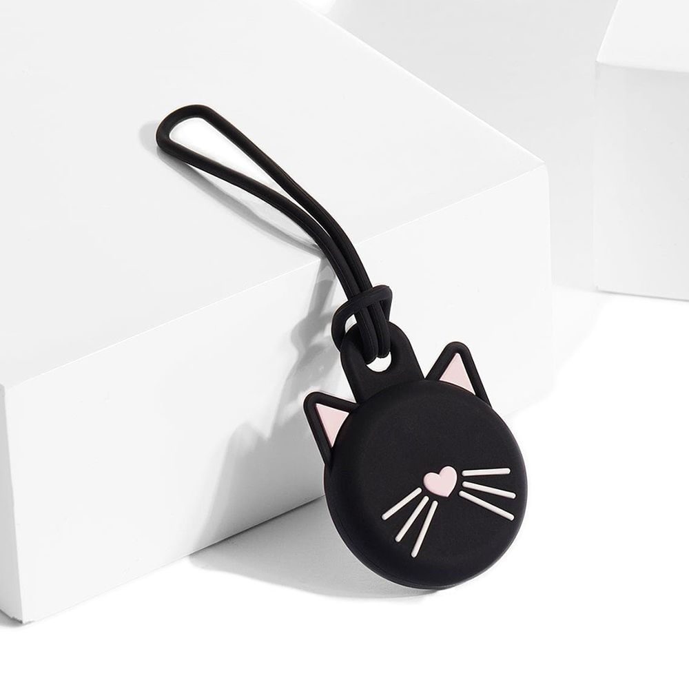 Kate Spade AirTag 保護套 俏皮黑貓