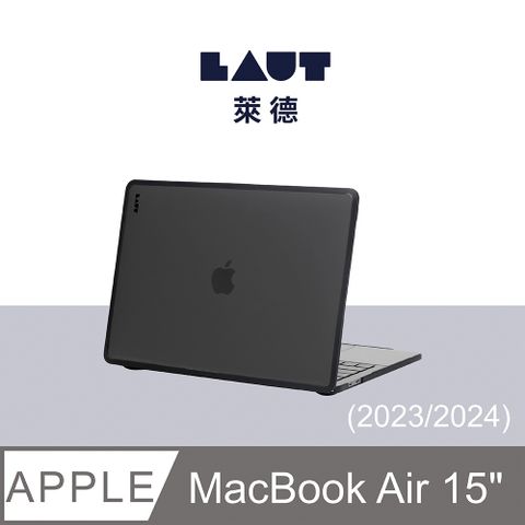 LAUT 萊德 萊德 Macbook Air 15吋 M2.M3 (2023/2024) 防摔筆電保護殼-黑