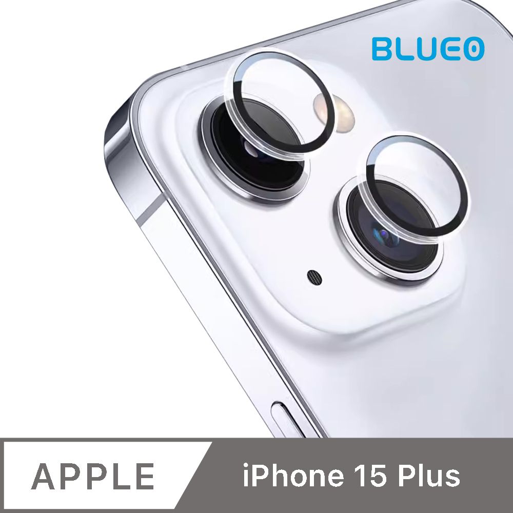  【藍猩】iPhone 15 Plus 康寧鏡頭保護貼 透明 (2顆入)