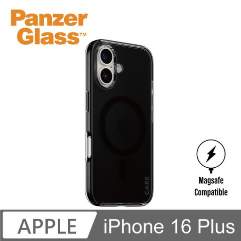 PanzerGlass iPhone 16 Plus 6.7吋 Flagship 磁吸透明防摔殼(煙燻黑)