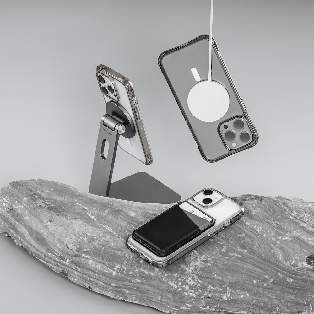 MAGEASY iPhone 15 6.1吋 Alos M 磁吸超軍規防摔手機殼(支援MagSafe)