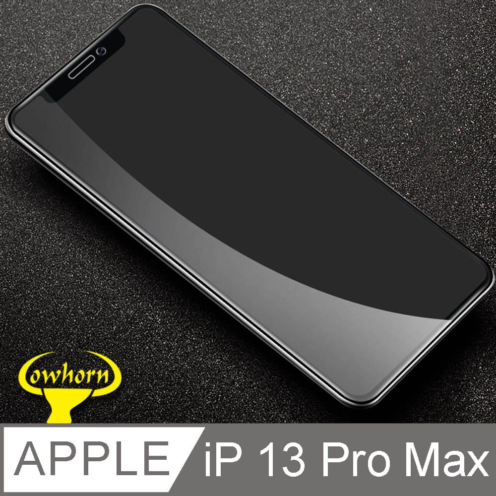  iPhone 13 Pro Max 2.5D曲面滿版 9H防爆鋼化玻璃保護貼 黑色