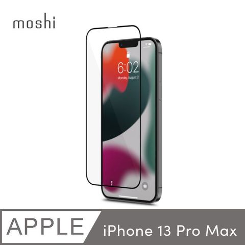 Moshi AirFoil Pro for iPhone 13 Pro Max 強韌抗衝擊滿版螢幕保護貼