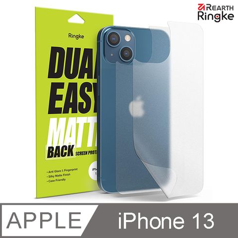 Ringke ｜iPhone 13 [Back Screen Protector] 霧面抗指紋背貼 - 二片裝