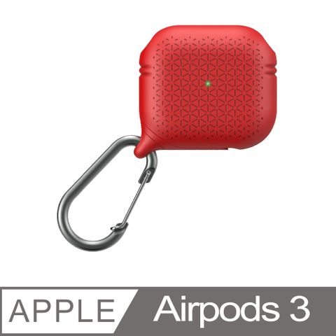 Catalyst Apple AirPods 3 網格保護收納套 -紅色榮獲2016年美國消費性電子展創新獎業界首推專用防潑水保護套帶著你的Apple AirPods 3上山下海去