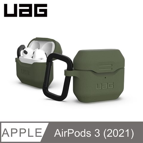 UAG AirPods 3 耐衝擊防塵矽膠保護殼-綠