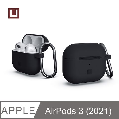 UAG [U] AirPods 3 耐衝擊防塵矽膠保護殼-黑