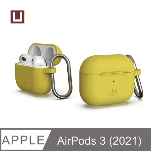 UAG [U] AirPods 3 耐衝擊防塵矽膠保護殼-黃