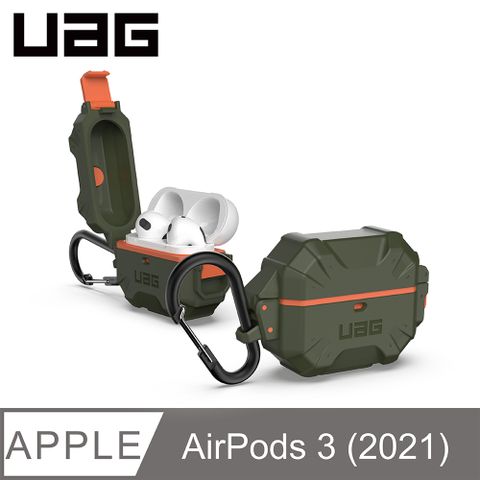 UAG AirPods 3 耐衝擊防水防塵硬式保護殼-綠