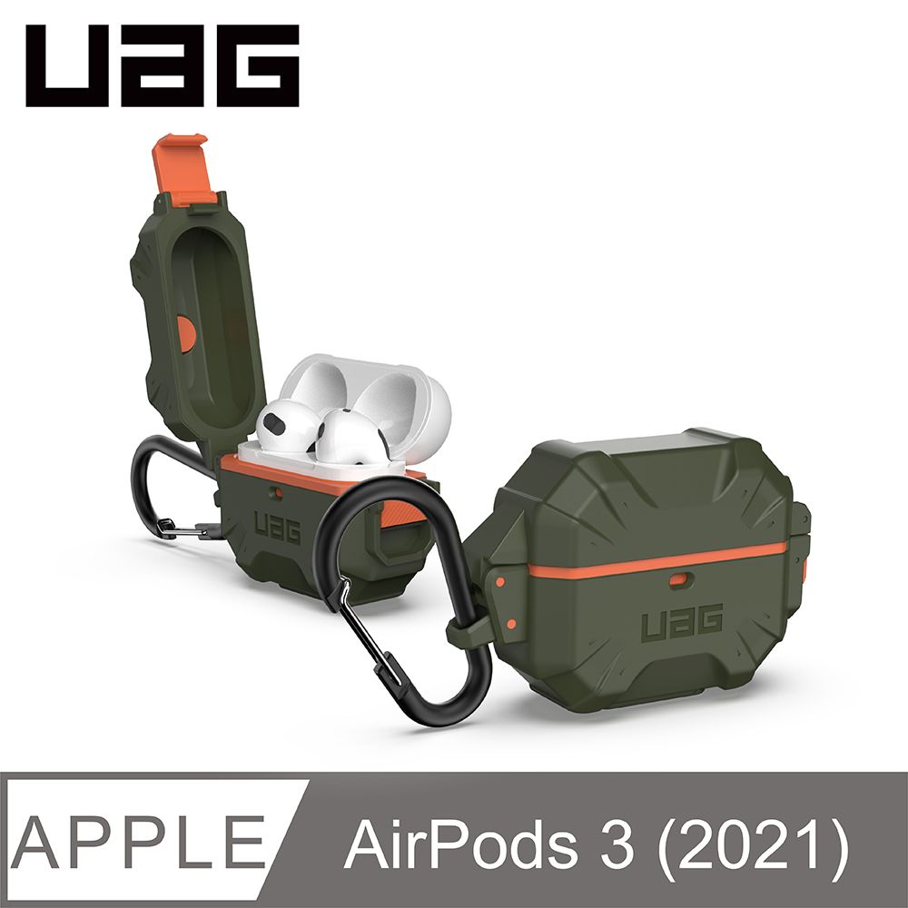 UAG  AirPods 3 耐衝擊防水防塵硬式保護殼-綠