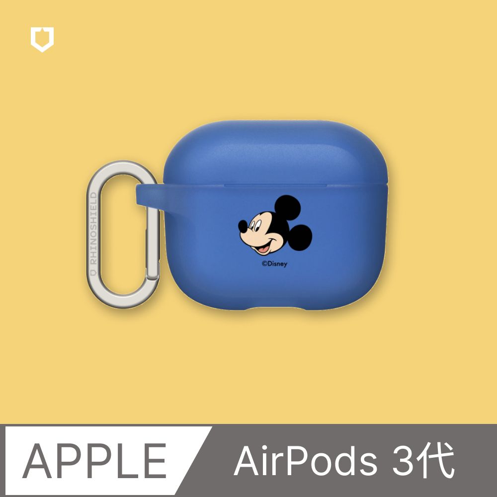 RHINOSHIELD 犀牛盾 AirPods 第3代 防摔保護殼|迪士尼-米奇系列-米奇大頭(多色可選)