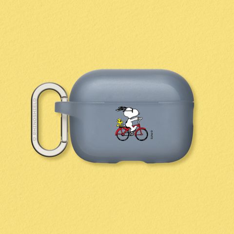 【犀牛盾】AirPods 第3代 防摔保護殼∣Snoopy史努比系列-Snoopy Ride The Bike