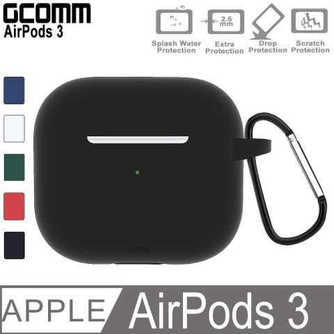 GCOMM AirPods 3 增厚增強保護套 Simplisme 經典黑