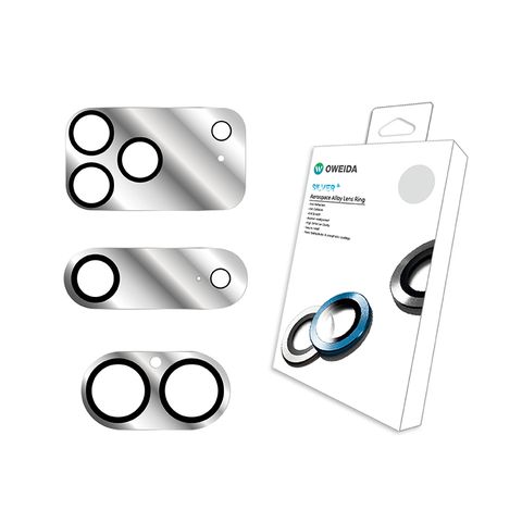 Oweida iPhone 17系列 一片式鏡頭貼-透明黑圈