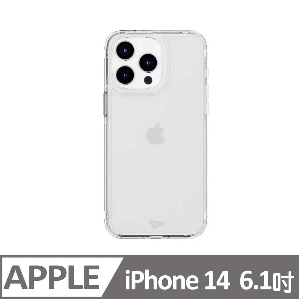 Tech21】Apple iPhone 14 6.1 吋EvoClear 抗菌透明防摔保護殼- PChome