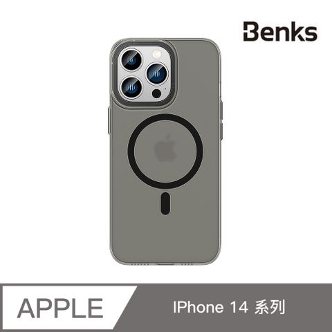 Benks 冰霧磁吸 MagSafe 手機保護殼 iPhone 14/Plus/Pro/Pro Max 黑