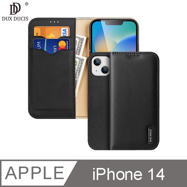 DUX DUCIS  Apple iPhone 14 Hivo 真皮保護套 #手機殼 #保護殼 #磁吸 #卡槽收納