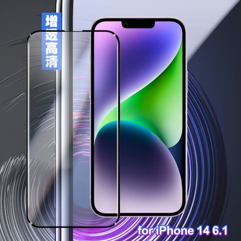 WiWU for iPhone 14 6.1 增透高清系列滿版玻璃貼