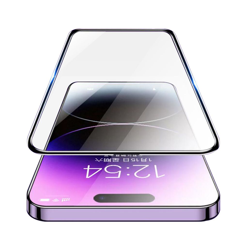 膜法師 iPhone 13/13 Pro/14 氣囊防窺保護貼 特製氣囊包邊 太空防塵倉 手機螢幕玻璃貼