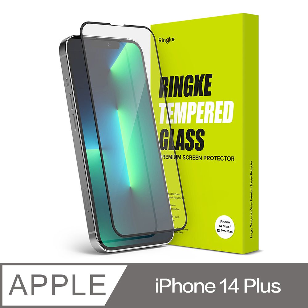 Rearth  Ringke Apple iPhone 14 Plus /13 Pro Max 滿版強化玻璃螢幕保護貼