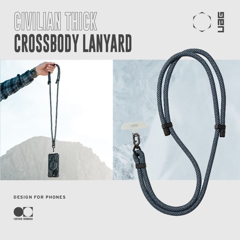 CIVILIAN THICKCROSSBODY LANYARDDESIGN FOR PHONESFURTHER FORWARD