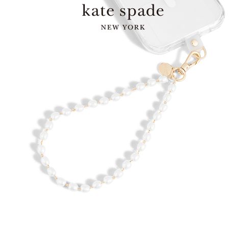 Kate Spade 手機掛鍊 海洋珍珠