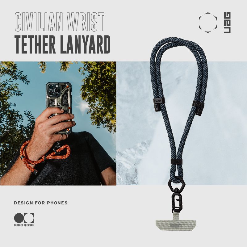 CIVILIAN WRISTTETHER LANYARDDESIGN FOR PHONESFURTHER FORWARD