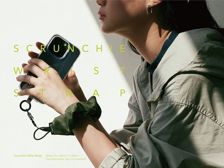 SCRUNCHCHEWSScrunchie Wrist Strap Wrap Your Wrist in Stay Adorable, Stay Connected