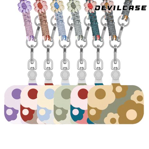 DEVILCASE 惡魔殼 惡魔 全花手工編織手繩+墊片(6色)