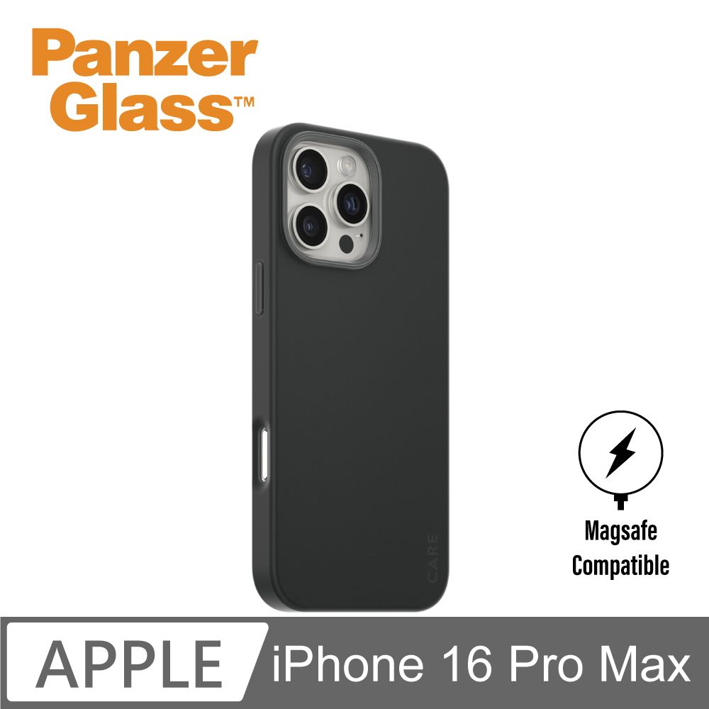 PanzerGlass iPhone 16 Pro Max 6.9吋 Fashion 磁吸防摔殼(黑)