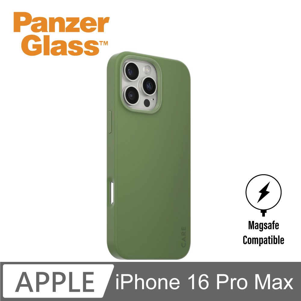 PanzerGlass iPhone 16 Pro Max 6.9吋 Fashion 磁吸防摔殼(綠)