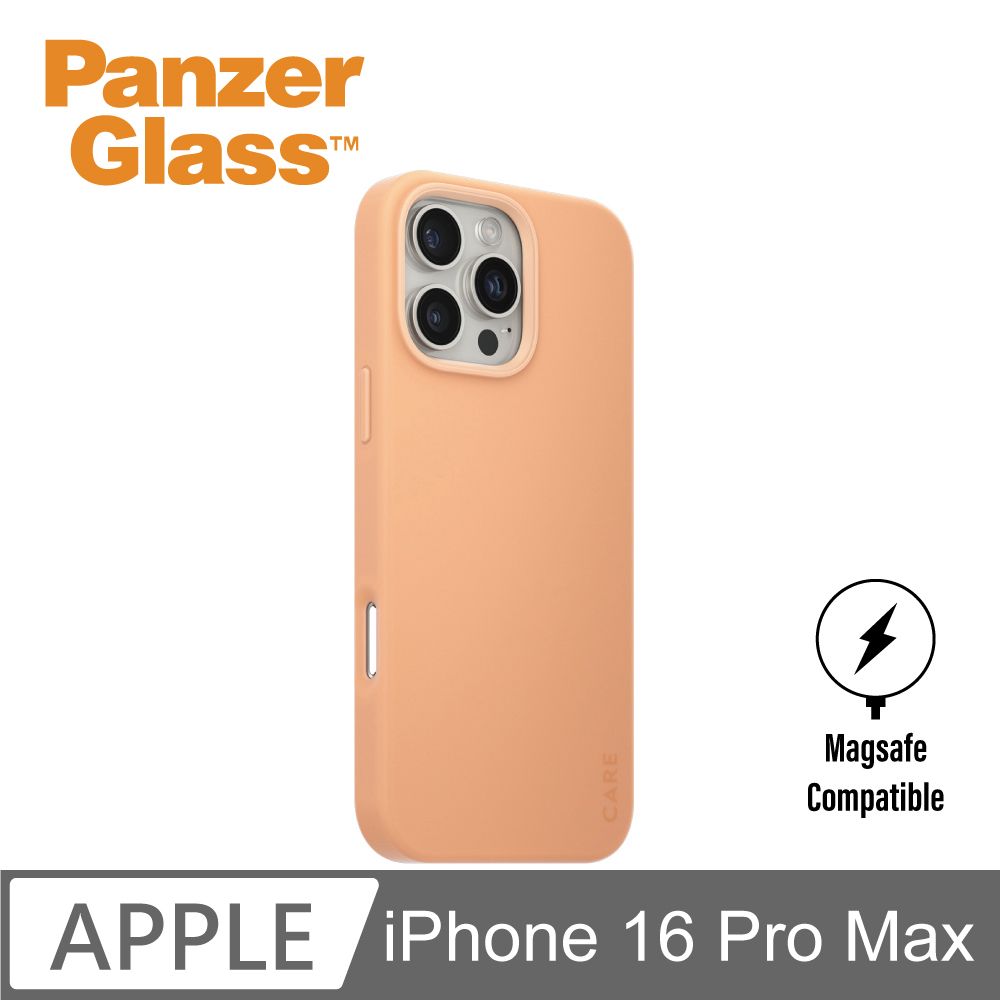 PanzerGlass iPhone 16 Pro Max 6.9吋 Fashion 磁吸防摔殼(水蜜桃)