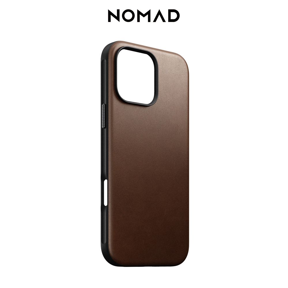 NOMAD 美國 摩登Classic皮革保護殼-iPhone 16 / 16 Plus / 16 Pro / 16 Pro Max (兼容Magsafe磁吸無線充電)