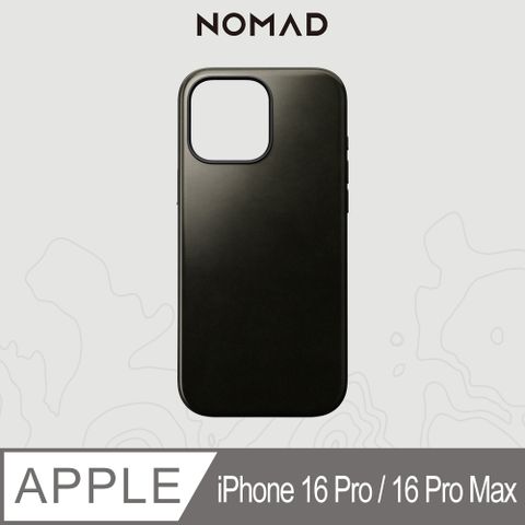 NOMAD 美國 摩登Horween皮革保護殼-iPhone 16 Pro / 16 Pro Max (兼容Magsafe磁吸無線充電)