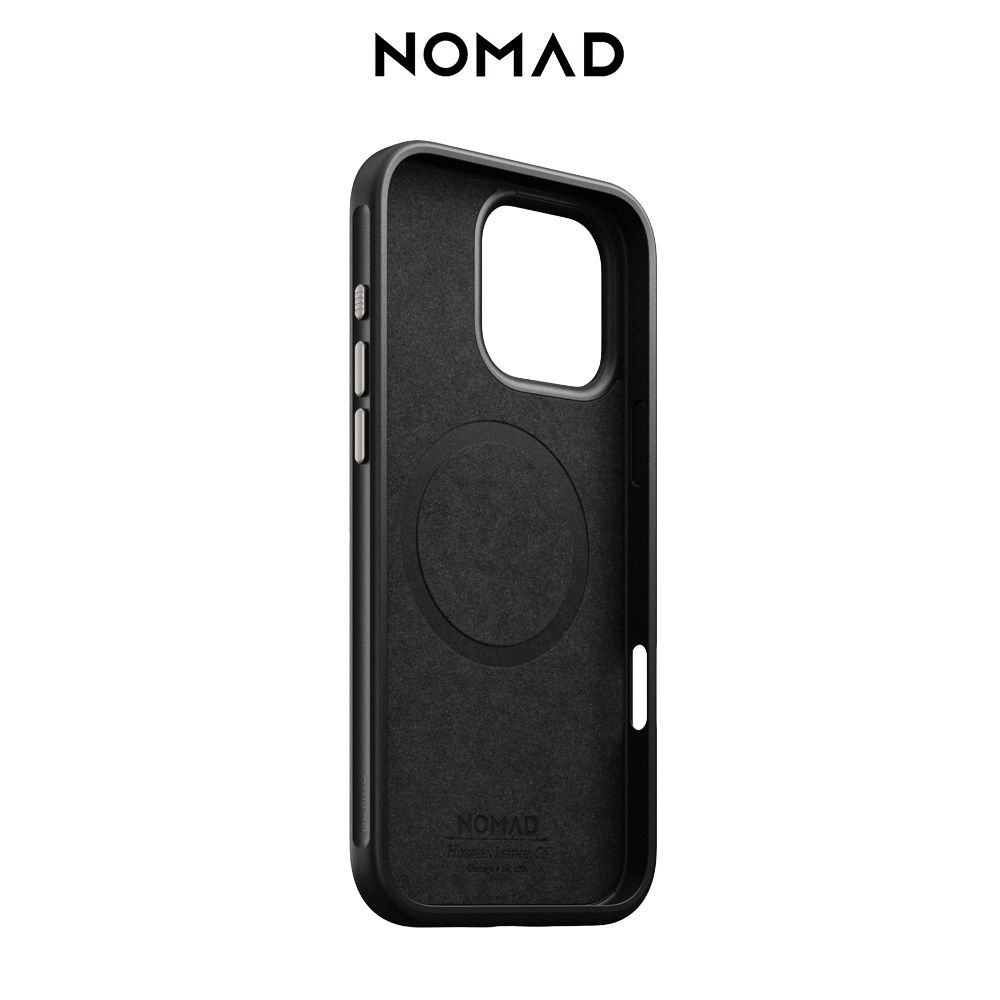 NOMAD 美國 摩登Horween皮革保護殼-iPhone 16 Pro / 16 Pro Max (兼容Magsafe磁吸無線充電)