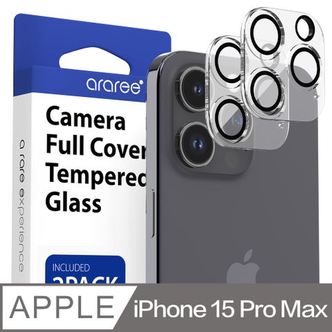 Araree Apple iPhone 15 Pro Max 鏡頭保護貼(2片裝)(透明)