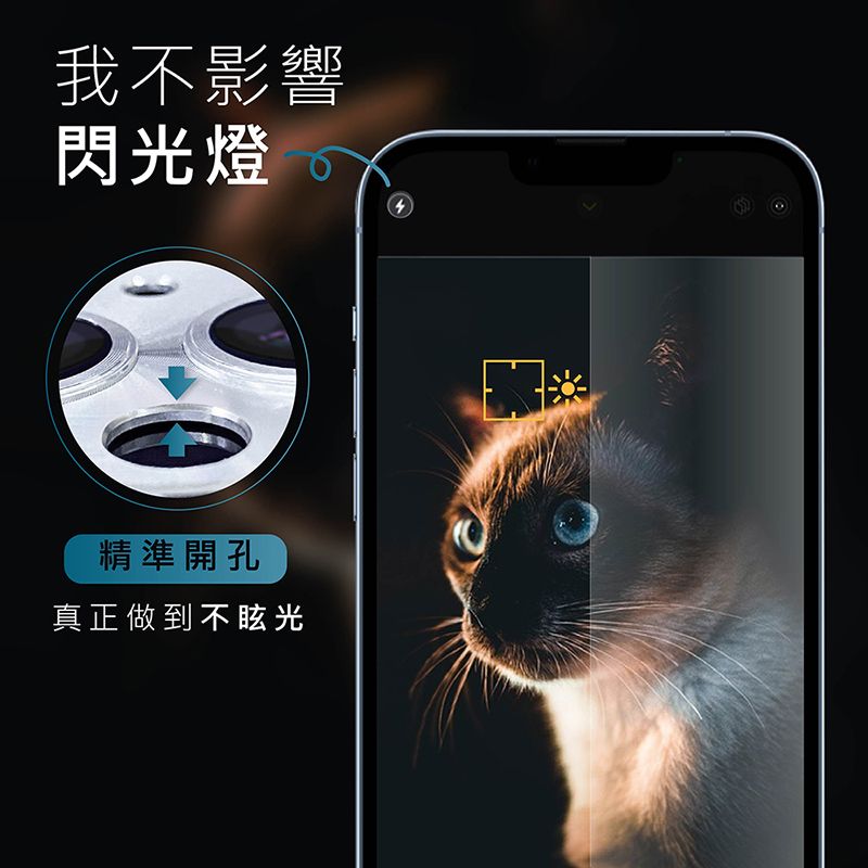 CITY BOSS iPhone14 Pro Max 14 Pro 14 Plus 14航鈦級鋁合金一體式鏡頭保護貼 鋼化玻璃膜