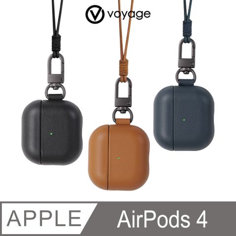 VOYAGE AirPods 4 NAPPA真皮防摔保護殼