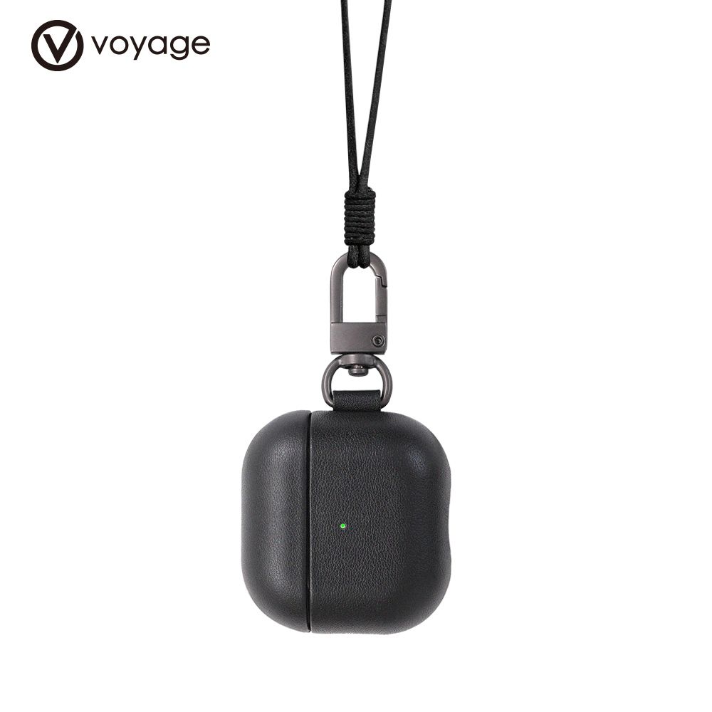 VOYAGE AirPods 4 NAPPA真皮防摔保護殼 (內附真皮掛繩及掛鉤)